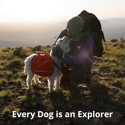 Ruffwear, Crag Dog Collar, Reflective and Comfortable Collar for Everyday Use, Canyon Oxbow, 14"-20"