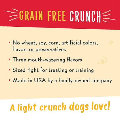 Charlee Bear Grain-Free Bear Crunch Chicken, Pumpkin & Apple Flavor - Net Wt 8 oz.