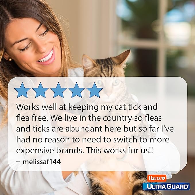 Hartz UltraGuard Plus Drops for Cats, Over 5-Pound