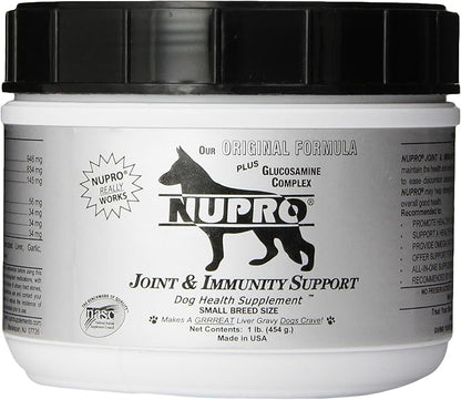 Nupro Joint and Immunity Support for Dogs, 1-Pound (Small Breed Size)