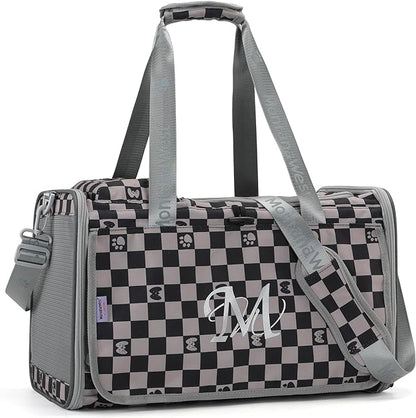 Cat and Dog Carrier,Pet Carrier for Small Medium Cats Puppies up to 15 Lbs,Soft Cat Carrier with Small Top Bag for Travel