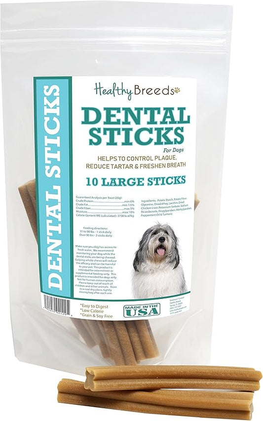 Healthy Breeds Polish Lowland Sheepdog Dental Sticks Large 10 Count