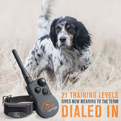 SportDOG Brand SportHunter 825X Shock Collar - 1/2 Mile Range - Dog Training Collar with Shock, Vibrate, and Tone, Rechargeable Remote Trainer