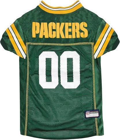 NFL Green Bay Packers Dog Jersey, Size: XX-Large. Best Football Jersey Costume for Dogs & Cats. Licensed Jersey Shirt