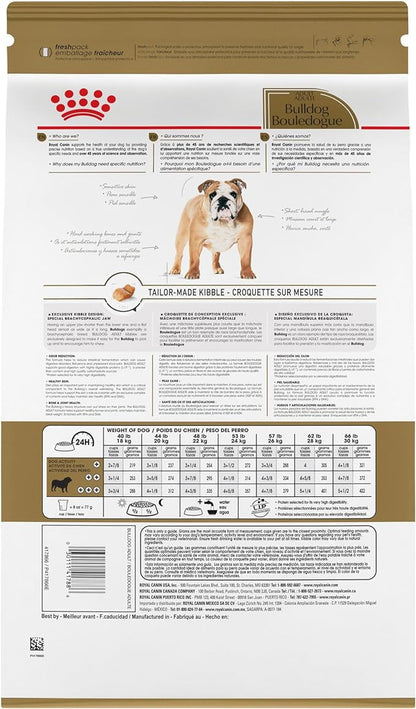 Royal Canin Bulldog Adult Dry Dog Food, 30 lb bag
