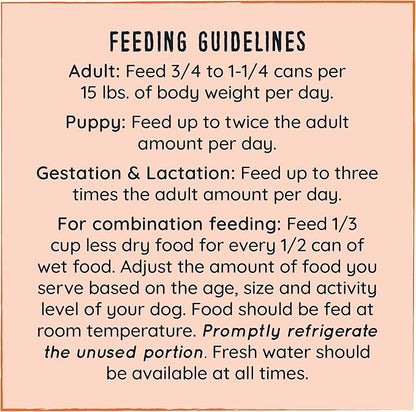 Hound & Gatos Wet Dog Food, 98% Beef, case of 12, 13 oz cans