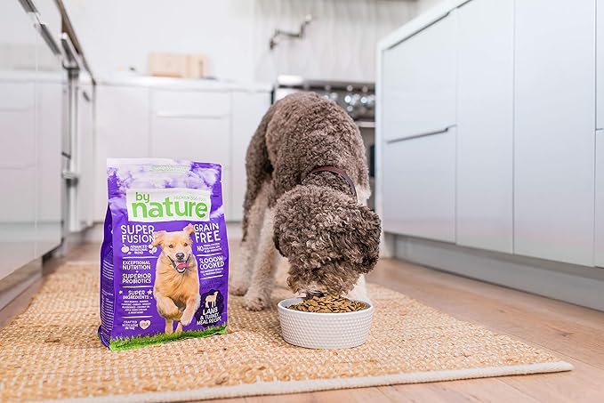 Grain Free Dog Food Made in USA [Grain Free Dry Dog Food with Superfood Ingredients for Food Sensitivities and Immune Health], Lamb & Turkey Meal Recipe, 24 lb. Bag, Brown (77072)