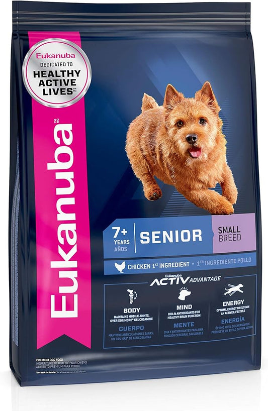 Eukanuba Senior Small Breed Dry Dog Food, 4.5 lb. Bag