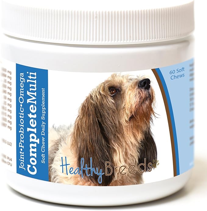 Healthy Breeds Petits Bassets Griffons Vendeen All in One Multivitamin Soft Chew 60 Count