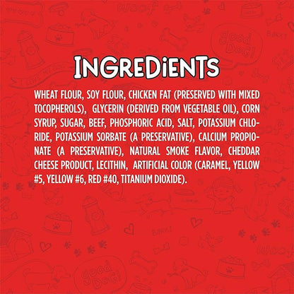 Mini Dogs Beef & Cheese Flavor Soft & Chewy Dog Treats, 25-oz.