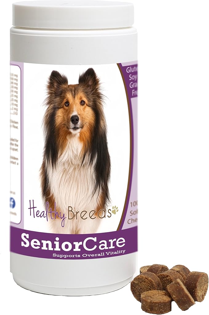 Healthy Breeds Shetland Sheepdog Senior Dog Care Soft Chews 100 Count