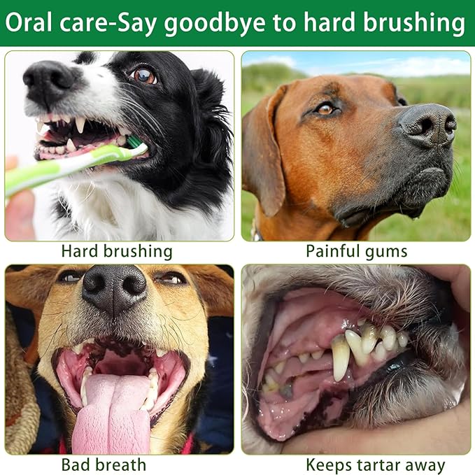 Pet Oral Spray, Dog Dental Care, Cat Dental Care,pet supplies,Oral Hygiene Spray for Dogs and Cats, Oral Cleaning Mouthwash, Edible Fresh Breath, Oral Deodorizer, Treats Gingivitis in Dogs and Cats