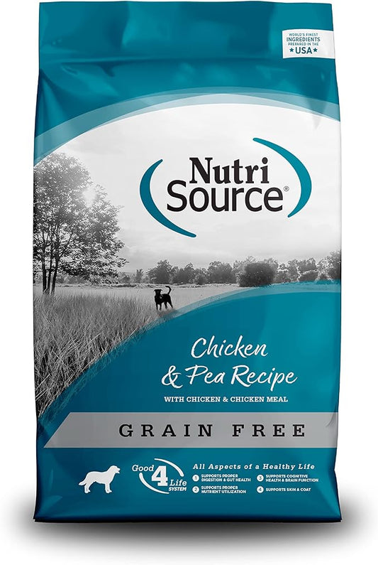 Tuffy'S Pet Food Nutrisource Grain Free Chicken Formula Dry Dog Food, 5-Pound