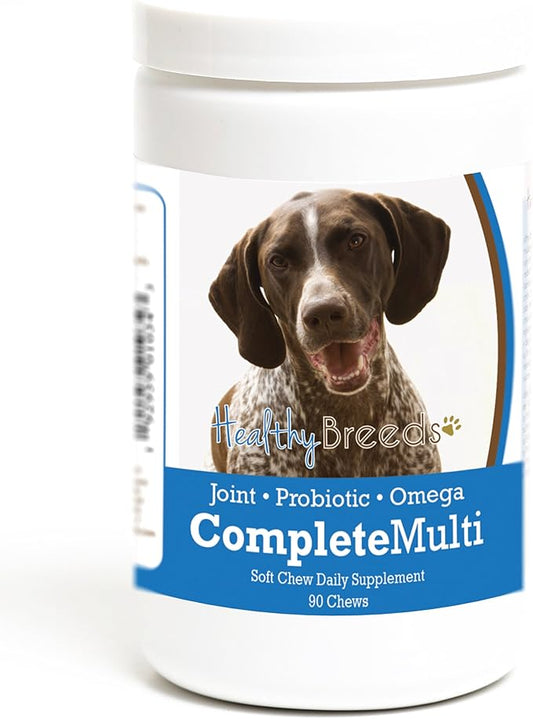 Healthy Breeds German Shorthaired Pointer All in One Multivitamin Soft Chew 90 Count