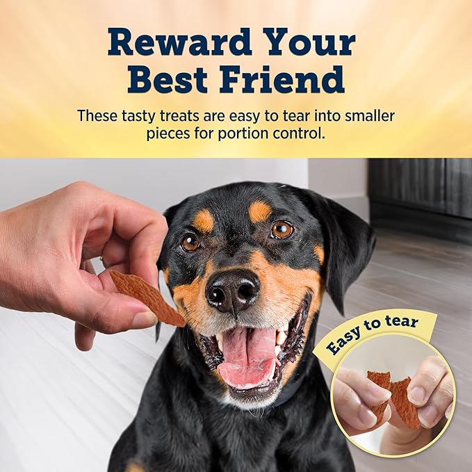 Blue Buffalo True Chews Premium Jerky Cuts Dog Treats, Made in the USA with Natural Ingredients, Chicken, 22-oz. Bag