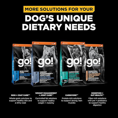 GO! SOLUTIONS Sensitivities Limited Ingredient Dry Dog Food - Insect recipe - Complete & Balanced Nutrition for All Life Stages, 22 lbs