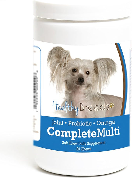 Healthy Breeds Chinese Crested All in One Multivitamin Soft Chew 90 Count