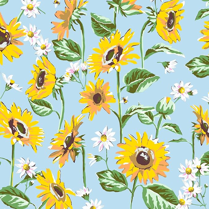 Vera Bradley Women's Recycled Lighten Up Water-repellent Pet Leash, Sunflower Sky, Large