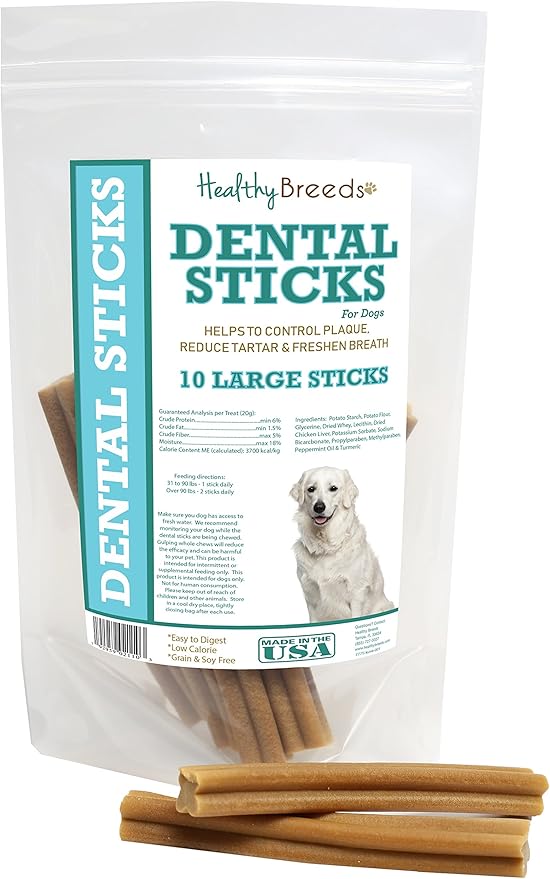 Healthy Breeds Kuvasz Dental Sticks Large 10 Count