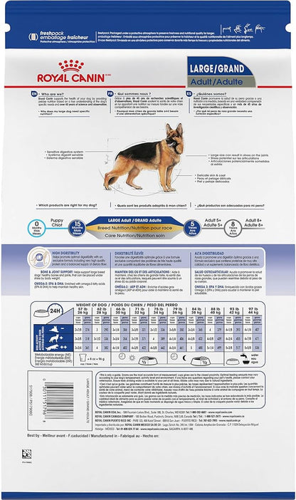 Royal Canin Large Breed Adult Dry Dog Food, 30 lb Bag