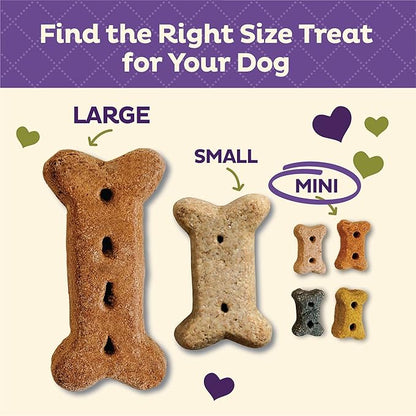 Wellness Old Mother Hubbard Pick of the Patch Grain Free Natural Dog Treats, Crunchy Oven-Baked Biscuits, Ideal for Training, Mini Size, 16 ounce bag