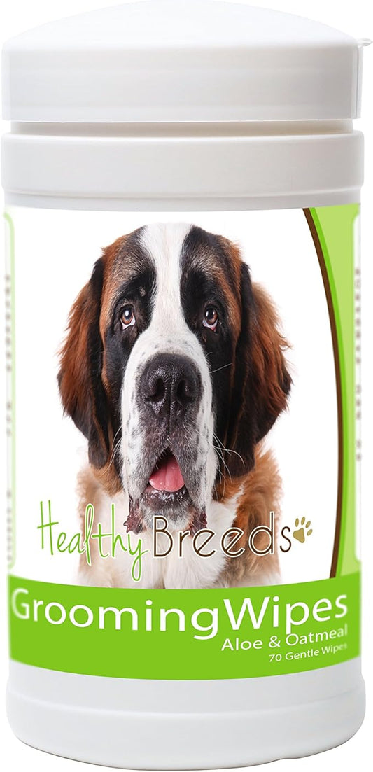 Healthy Breeds Saint Bernard Grooming Wipes 70 Count