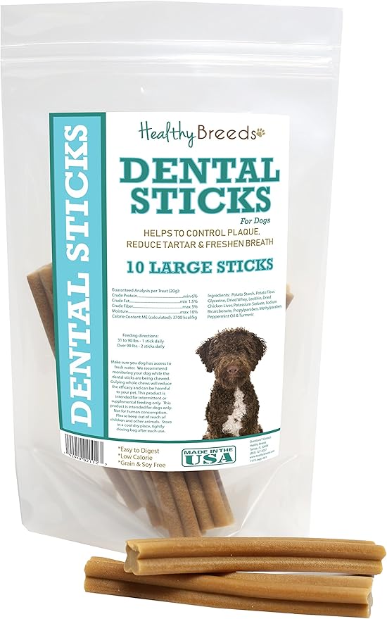 Healthy Breeds Lagotti Romagnoli Dental Sticks Large 10 Count