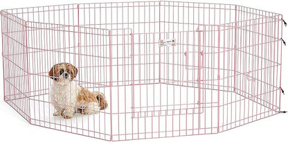 MidWest Homes for Pets Folding Metal Exercise Pen / Pet Playpen