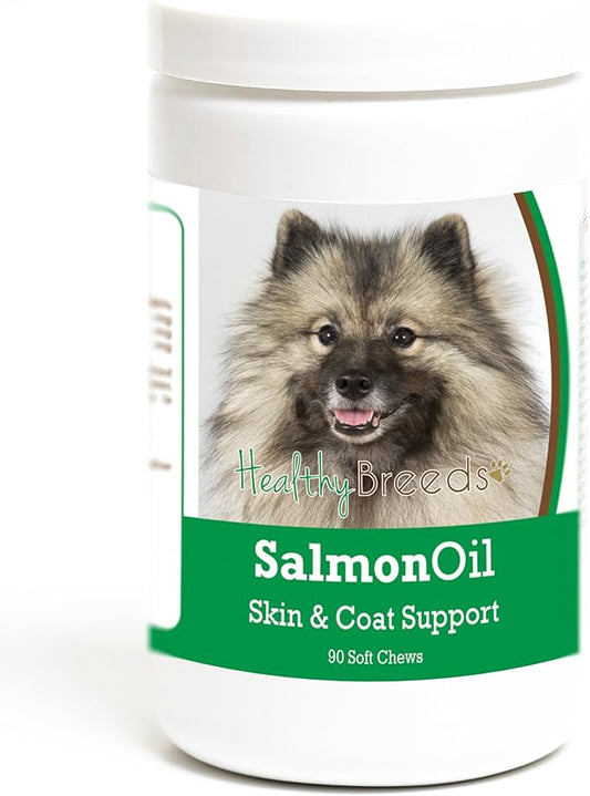 Healthy Breeds Keeshonden Salmon Oil Soft Chews 90 Count