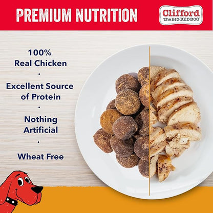 Clifford® Chicken Meatballs for Dogs | Natural Dog Treats for All Breed Dogs | Real Chicken Training Treats for Dogs, Wheat Free, Rawhide Free Small Dog Treats - Limited Ingredients (24oz)
