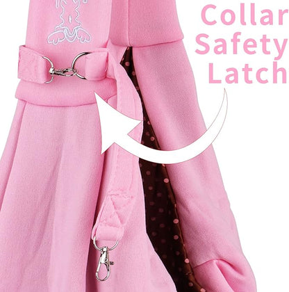 Small Dog Cat Sling Carrier,Hands Free Reversible Pet Carriers Bag,Pet Carrier Shoulder Crossbody Pet Slings Suitable for Puppy, Small Dogs, and Cats for Outdoor Travel (Pink)