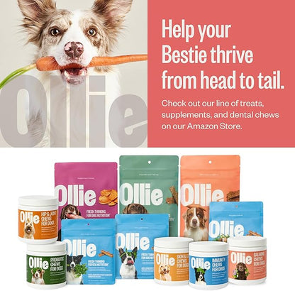 Ollie Chill Pills Calming Supplements for Dogs - Anxiety Relief for Dogs - Calming Bites for Dogs - Dog Melatonin - Dog Stress and Anxiety Relief - Calming Chews for Dogs - 60 Count Appx.