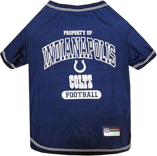 NFL PET SHIRT for Dogs & Cats - INDIANAPOLIS COLTS Dog T-Shirt, X-Large. - Cutest Pet Tee Shirt for the real sporty pup