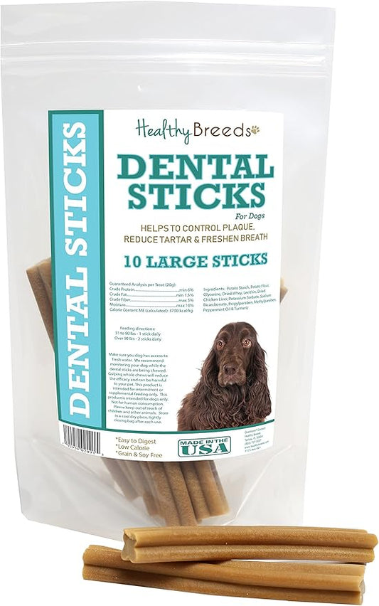 Healthy Breeds Field Spaniel Dental Sticks Large 10 Count