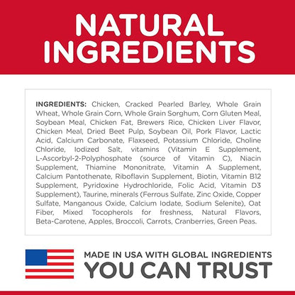 Hill's Science Diet Adult 1-6, Adult 1-6 Premium Nutrition, Dry Dog Food, Chicken & Barley, 17 lb Tub