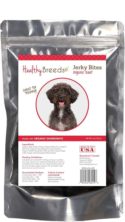 Healthy Breeds Schnoodle Jerky Bites Beef Recipe Dog Treats 5 oz