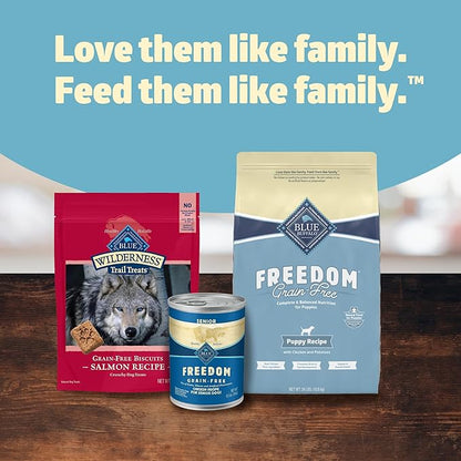 Blue Buffalo Freedom Grain-Free Puppy Dry Dog Food with DHA, Complete & Balanced Nutrition for Puppies, Made in the USA, Chicken & Potatoes, 24-lb. Bag