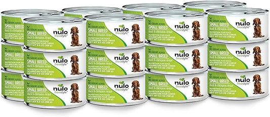 Nulo Freestyle Small Breed Adult Wet Canned Dog Food, Premium All Natural Grain-Free with Omega 3 & 6 for a Healthy Coat and High Animal-Based Protein, 5.5 Ounce (Pack of 24)