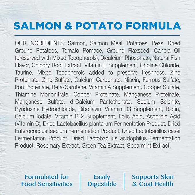 Wellness Natural Pet Food Wellness Simple Natural Grain Free Limited Ingredient Dry Dog Food, Salmon and Potato Recipe, 24-Pound Bag