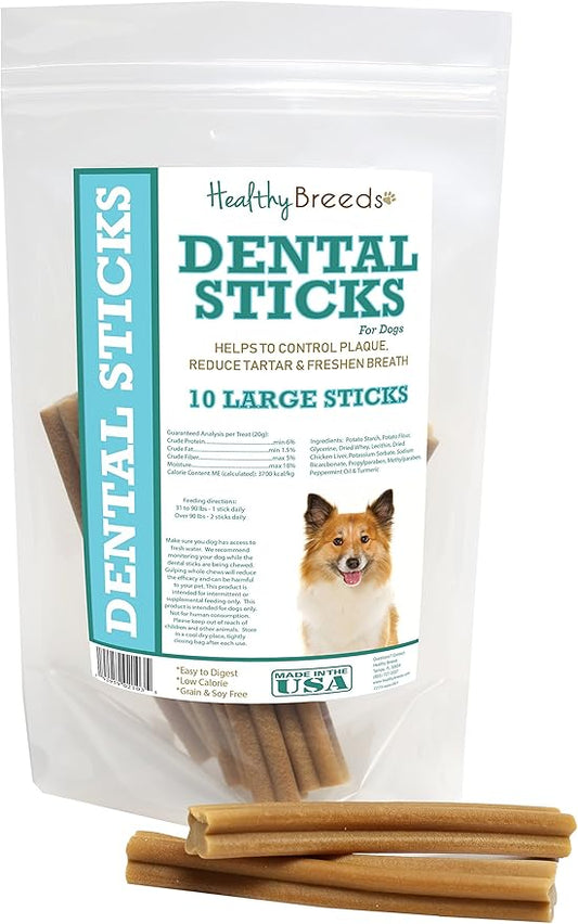 Healthy Breeds Icelandic Sheepdog Dental Sticks Large 10 Count