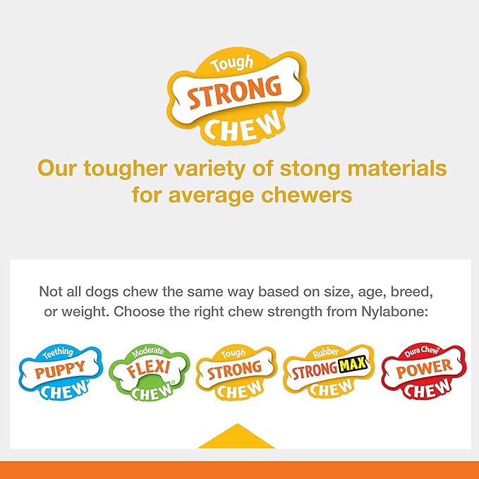 Nylabone Strong Chew Sneaky Snacker Treat Toy for Dogs, Interactive Dog Enrichment Chew Toys, Bacon Flavor, Large/Giant - Up to 50 lbs. (1 Count)