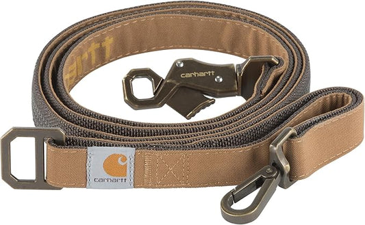 Carhartt Nylon Duck Dog Leash Brown/Dark Brown, Small