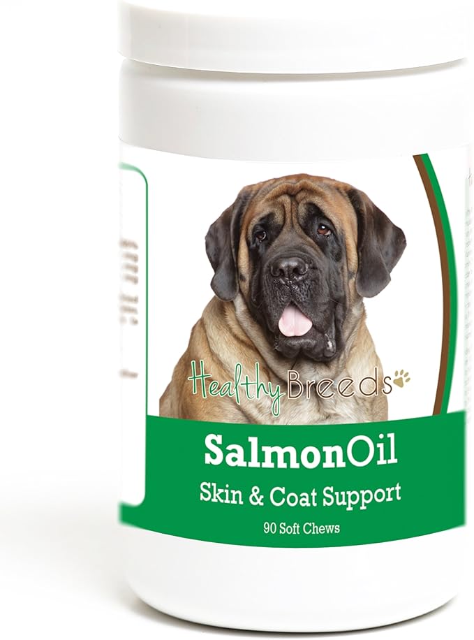Healthy Breeds Mastiff Salmon Oil Soft Chews 90 Count