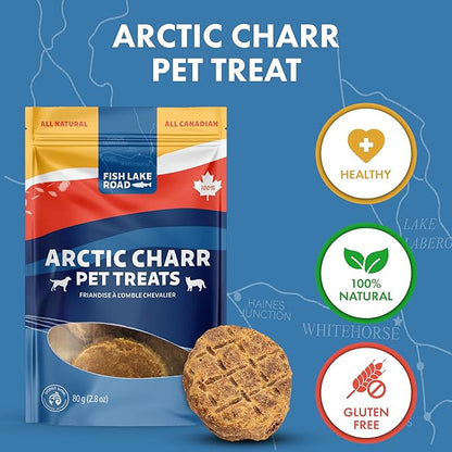 Freeze Dried Dog Treats - Arctic Charr Pet Treat Friandise a Lomble Chevalier – Dog Treats with High Omega 3 Values – Dog Training Treats for Peak Pet Performance – Ideal Puppy Treats with Fish Oil