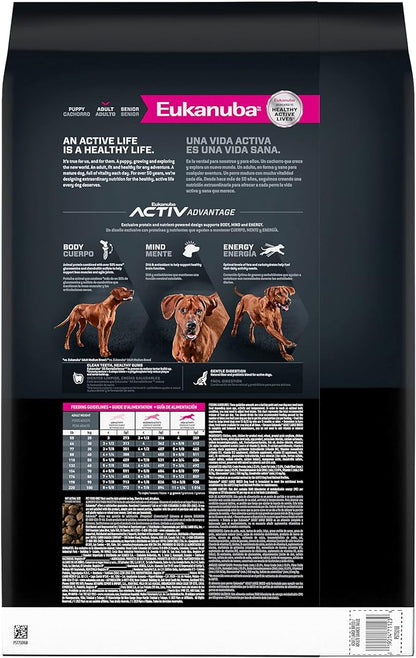 Eukanuba Adult Large Breed Dog Food Dry, Dry Dog Food with Protein, DHA and Vitamins, 30 lb Bag