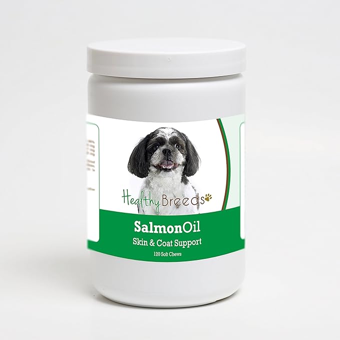 Healthy Breeds Shih-Poo Salmon Oil Soft Chews 120 Count