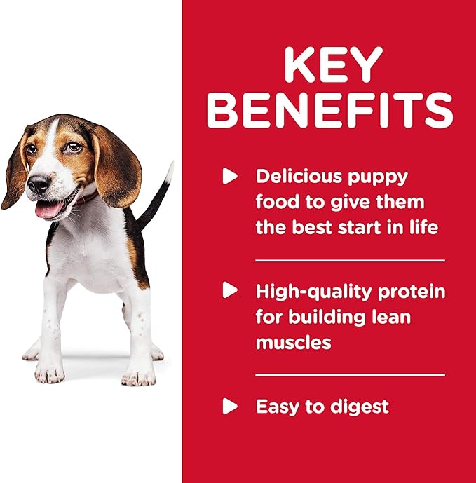 Hill's Science Diet Puppy, Puppy Premium Nutrition, Wet Dog Food, Chicken & Vegetables Stew, 12.8 oz Can, Case of 12