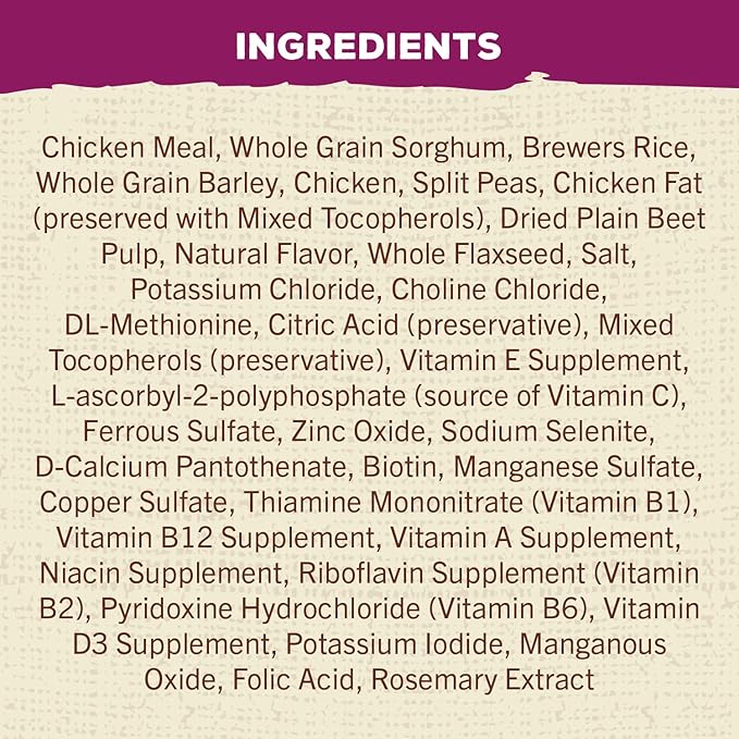 Nutro Max Adult Recipe Dry Dog Food with Farm Raised Chicken, 12 LB Bag