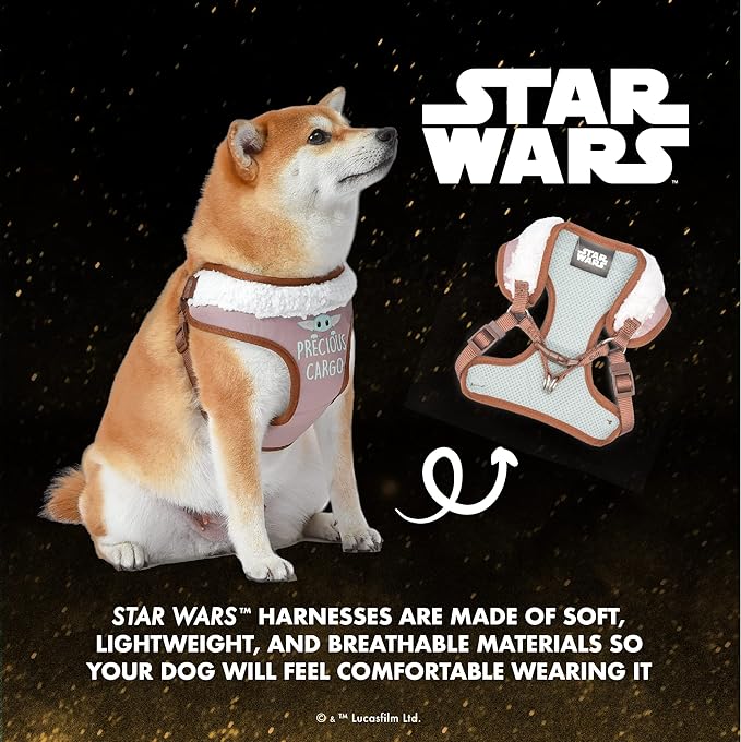 STAR WARS for Pets The Mandalorian: The Child Dog Harness Small (S) | Small The Mandalorian Grogu Harness for Dogs Pet Harness, Harness for Small Dogs