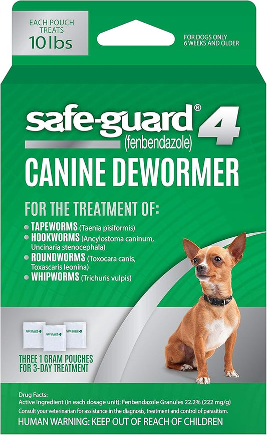 8in1 Safe-Guard Canine Dewormer for Small Dogs, 3 Day Treatment